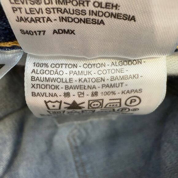 Levi's 550 Men's Jeans Size 44x29 Blue Straight Leg Classic Normcore Work Wear - Picture 8 of 14